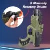 Aditi Toys Nitro Ranger Hard Tip Foam Bullet Gun Toy, Slam Fire Action Blaster Toy with 6 Darts, Shooting Gun for Kids Age 3+ (Green)