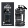 SLOVIC Gallon Water Bottle 2 + Litre | Gym Motivational Sipper Water Bottle for Adults | 100% BPA Free & Leakproof | 2 Litre Sipper for Men & Women with Ergonomic Handle | Transparent | 2200 ML